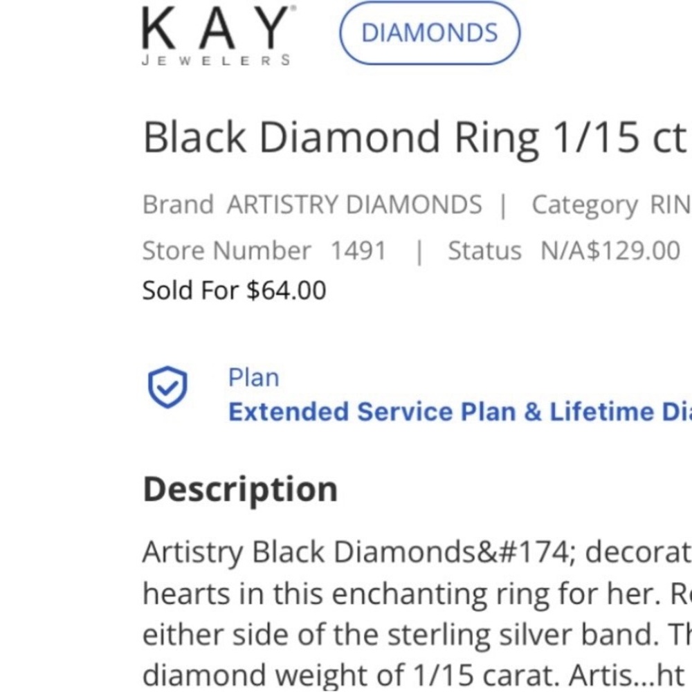 Kay Jewelers Silver Heart Necklace Set - Picture 8 of 10